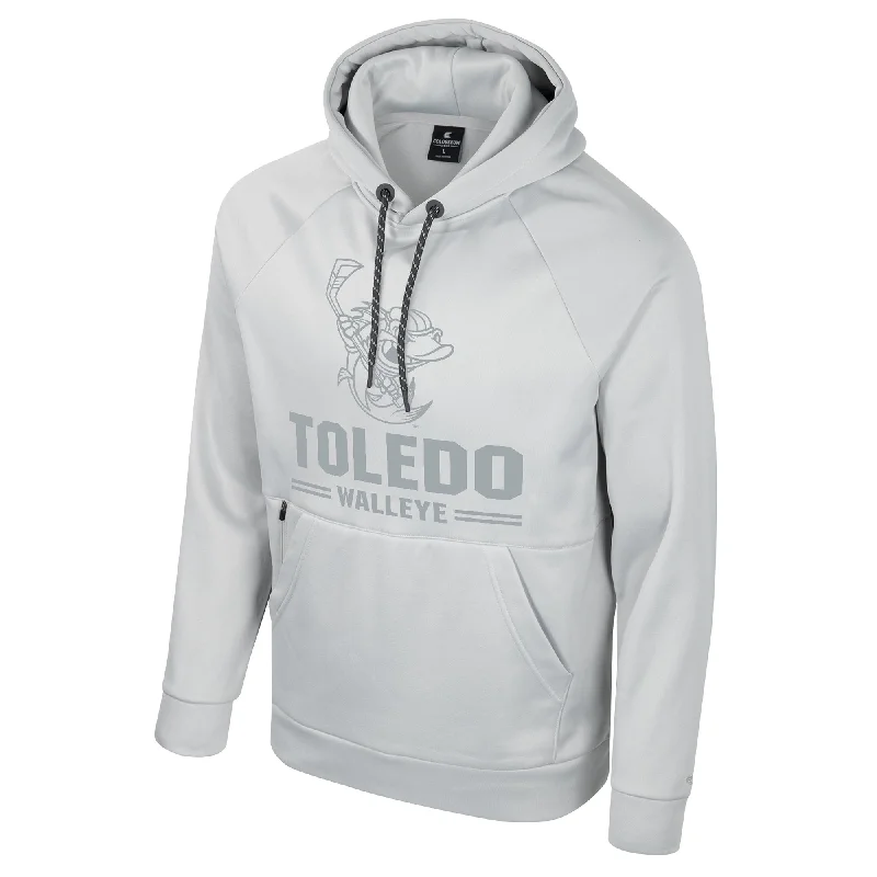 Toledo Walleye APOC Hooded Sweatshirt Hoodie with Hem Embroidery Detailed Premium