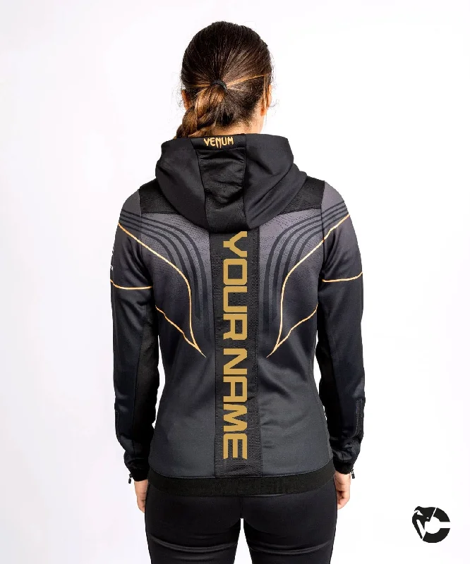 UFC Venum Personalized Authentic Fight Night 2.0 Kit by Venum Women's Walkout Hoodie - Champion Hoodie with Earth Tones Natural Calm UFC Venum Personalized Authentic Fight Night 2.0 Kit by Venum Women's Walkout Hoodie - Champion Hoodie with Earth Tones Natural Calm