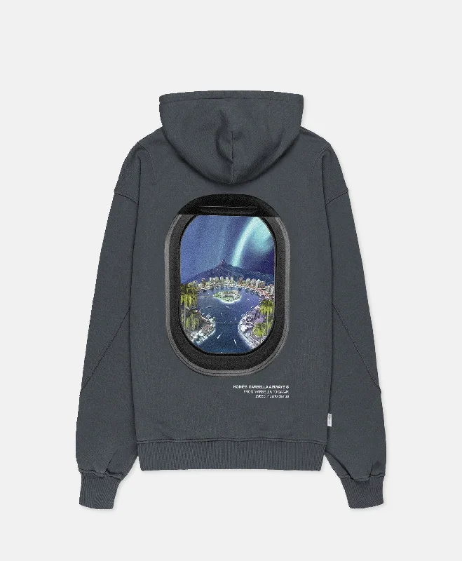 VIDEOGAME HOODIE QATAR EDITION VINTAGE GREY Hoodie with Reflective Safety Nightwear