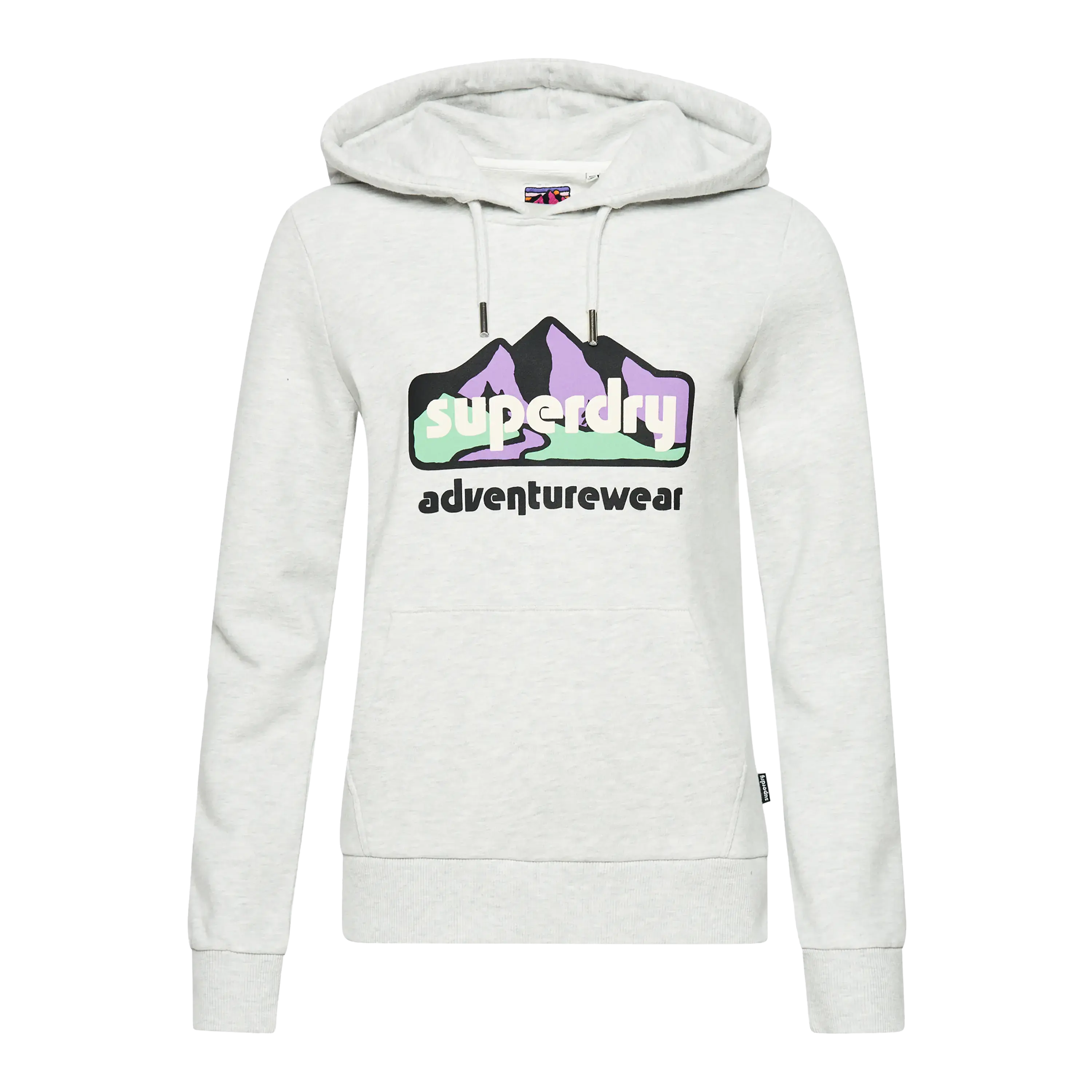 Superdry Vintage 90's Terrain Graphic Hoodie Hoodie with Mesh Breathable Sporty