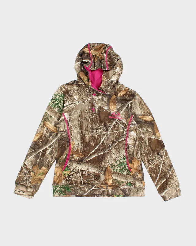 Womens Camouflage Realtree Hoodie - S Hoodie with Gradient Ombre Colorful