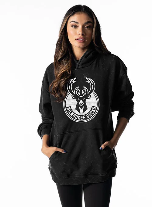Women's The Wild Collective Crystal Tie Dye Milwaukee Bucks Hood Sweatshirt Hoodie with Hood Adjustable Protection Women's The Wild Collective Crystal Tie Dye Milwaukee Bucks Hood Sweatshirt Hoodie with Hood Adjustable Protection