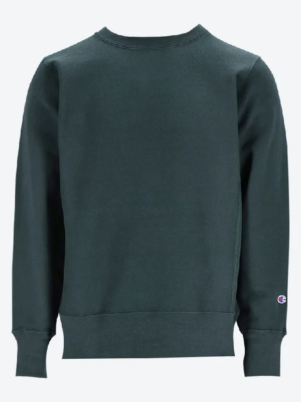 Crewneck sweatshirt Hoodie with Contrast Stitching Detailed Premium